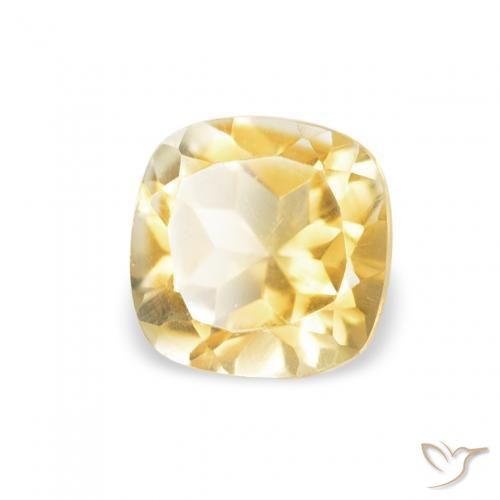 Citrino Dourado Natural 0.51ct, Almofada, VVS
