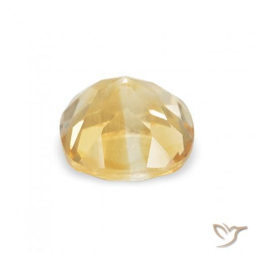 Citrino Laranja Dourada Natural 0.58ct, Almofada, VVS