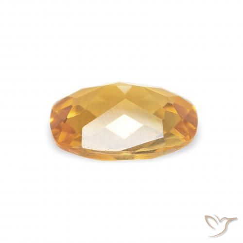 Citrino Medium Light Orange-Gold Natural 1.00ct, Almofada, VVS