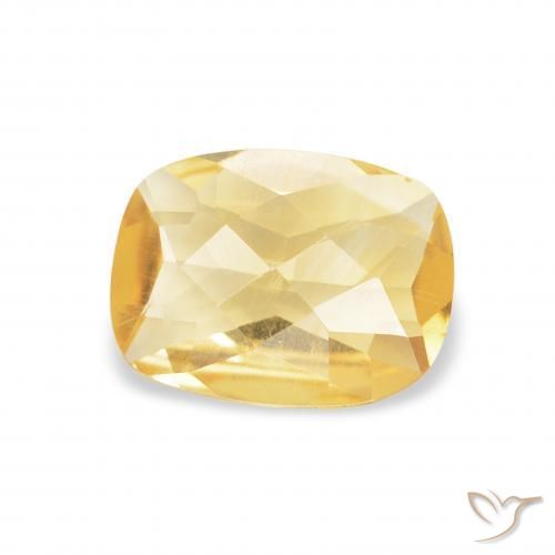 Citrino Ouro Natural 0.81ct, Almofada, VVS