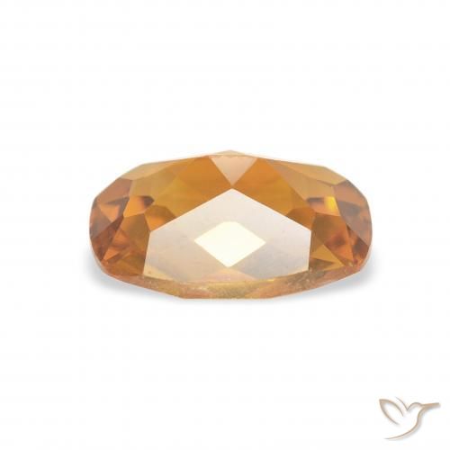 Citrino Laranja escuro Natural 1.16ct, Almofada, VVS