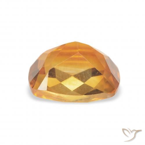 Citrino Laranja escuro Natural 1.50ct, Almofada, VVS