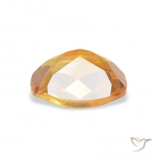 Citrino Laranja-Ouro Natural 1.35ct, Almofada, VVS