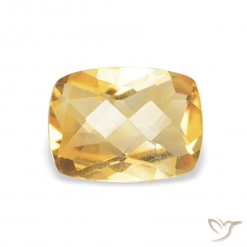 1.20ct Natural Ouro Citrino, Almofada, VVS