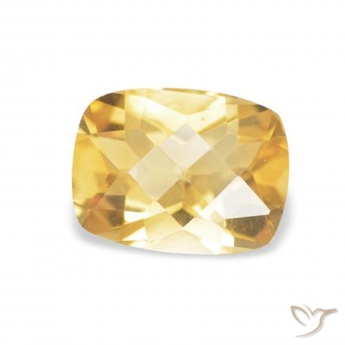 Citrino Ouro Natural 1.19ct, Almofada, VVS