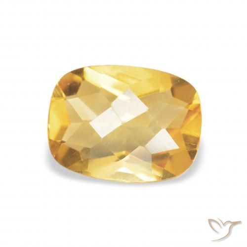 Citrino Ouro Natural 1.07ct, Almofada, VVS