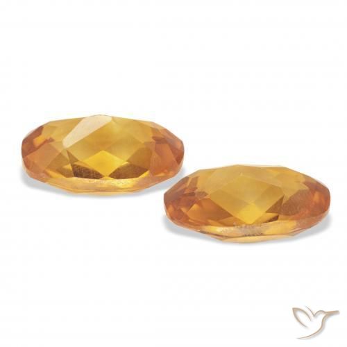 Pedras preciosas de Citrino ouro brilhante natural de 2.23 ct, Almofada, VS