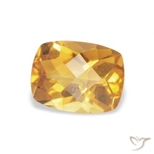 Citrino Medium Light-Golden Natural 1.43ct, Almofada, VS
