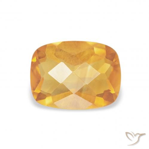1.20ct Natural Dourado Escuro Citrino, Almofada, VS