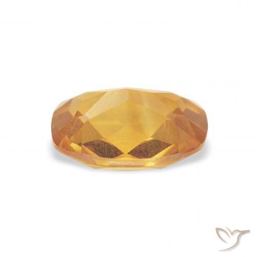 Citrino Dourado Escuro Natural 1.20ct, Almofada, VS