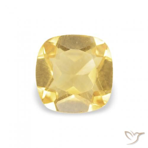 0.39ct Natural Dourado Citrino, Almofada, VS