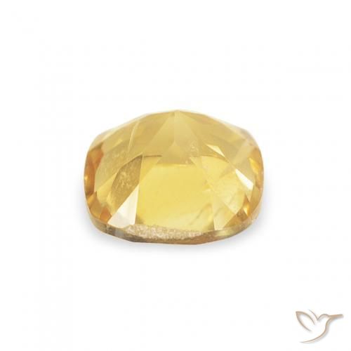 Citrino Luz Dourada Natural 0.47ct, Almofada, VS