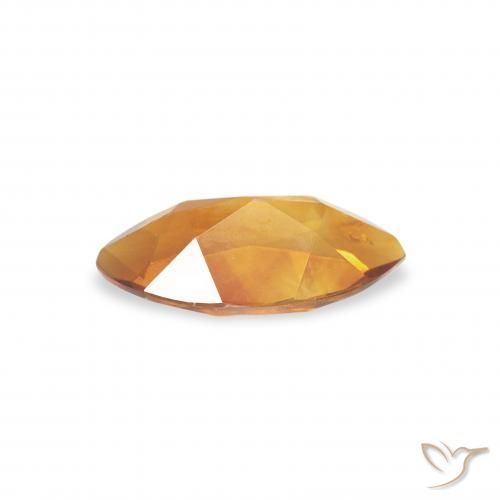 Citrino laranja marrom Natural 0.49ct, Marquesa, VVS