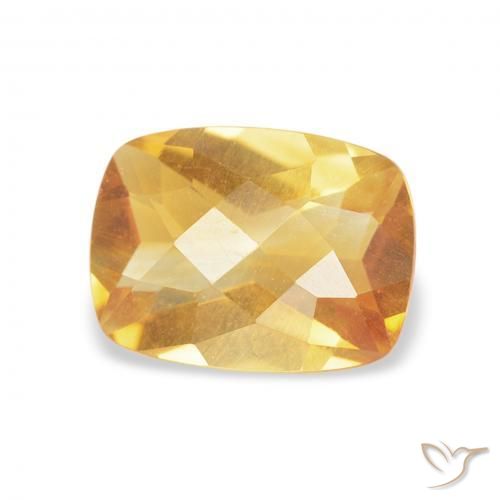 Citrino Medium Light-Golden Natural 1.07ct, Almofada, VVS-VS
