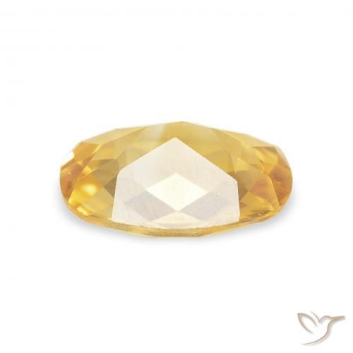 Citrino Dourado Natural 1.04ct, Almofada, VVS-VS
