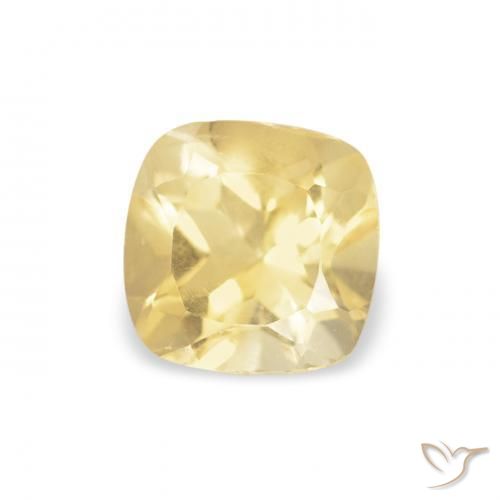 Citrino Luz Dourada Natural 0.53ct, Almofada, VVS-VS