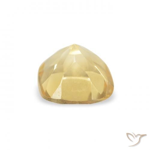 Citrino Luz Dourada Natural 0.53ct, Almofada, VVS-VS