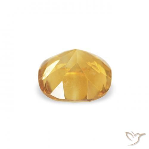 Citrino Dourado Natural 0.44ct, Almofada, VVS-VS
