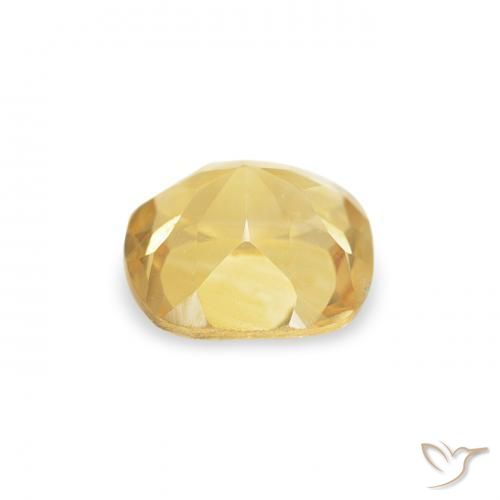 Citrino Amarelo Dourado Claro Natural 0.47ct, Almofada, VVS-VS
