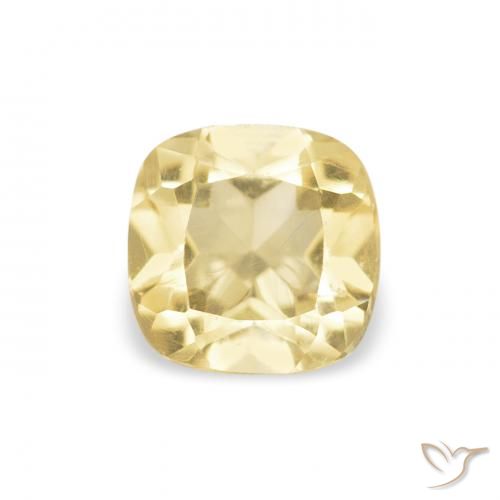0.50ct Natural Dourado Citrino, Almofada, VVS-VS