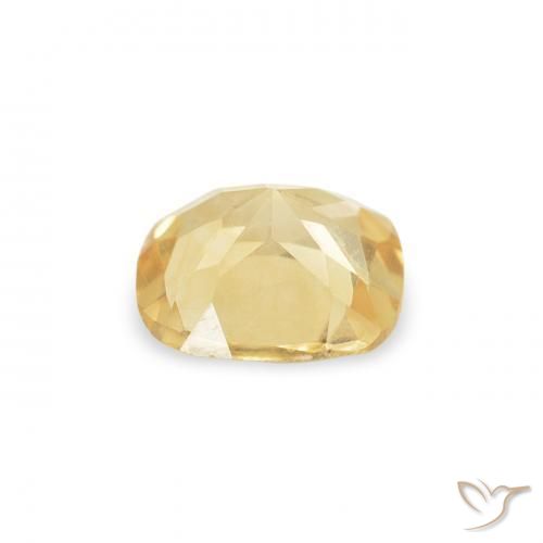 Citrino Dourado Natural 0.37ct, Almofada, VVS-VS