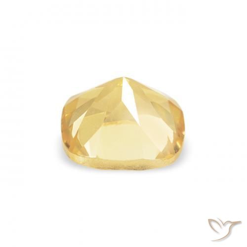 Citrino Luz Dourada Natural 0.52ct, Almofada, VVS