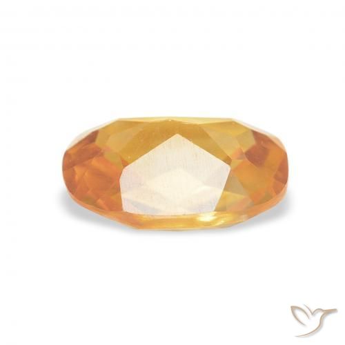 Citrino Laranja-Ouro Natural 1.17ct, Almofada, VVS-VS