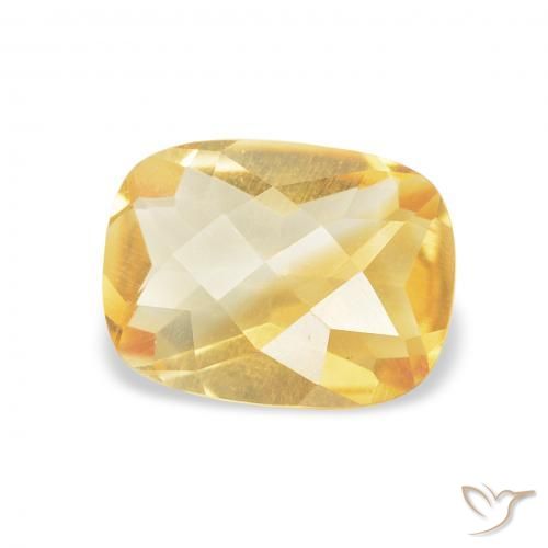 Citrino Ouro Natural 0.97ct, Almofada, VVS-VS