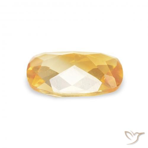 Citrino Ouro Natural 0.97ct, Almofada, VVS-VS