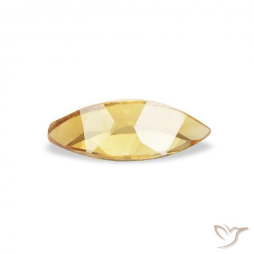 Citrino Medium Light Orange-Gold Natural 0.43ct, Marquesa, VVS-VS