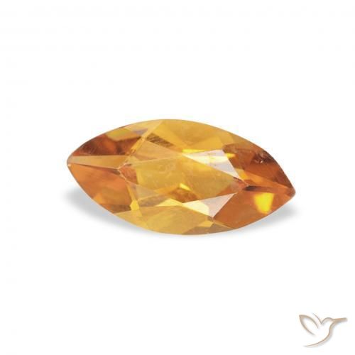 Citrino Ouro Natural 0.43ct, Marquesa, VVS-VS
