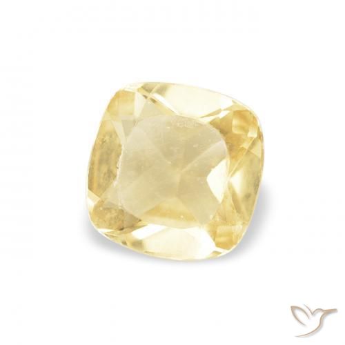 Citrino Amarelo Dourado Claro Natural 0.47ct, Almofada, VVS-VS