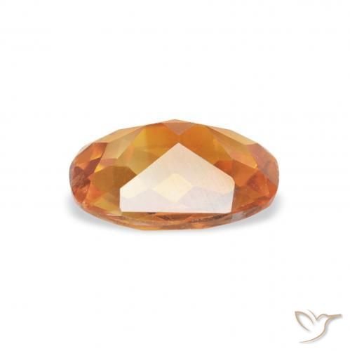 Citrino terra laranja Natural 1.02ct, Almofada, VS