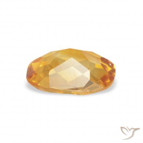 Citrino Laranja Dourada Natural 1.15ct, Almofada, VS