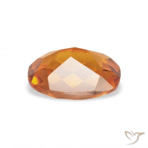 Citrino terra laranja Natural 1.16ct, Almofada, VVS