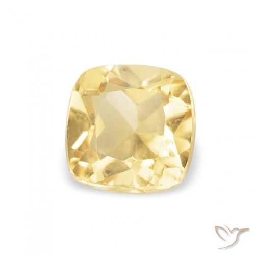 Citrino Dourado Natural 0.49ct, Almofada, VS