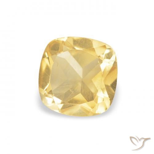 Citrino Dourado Natural 0.57ct, Almofada, VS