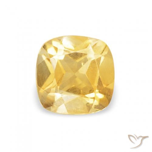 0.45ct Natural Ouro Citrino, Almofada, VS