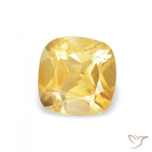 Citrino Ouro Natural 0.45ct, Almofada, VS