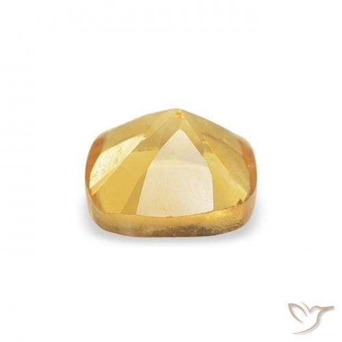 Citrino ouro médio Natural 0.55ct, Almofada, VS