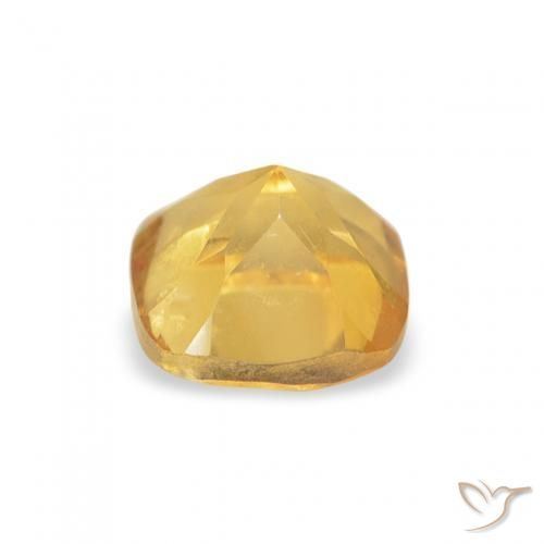 Citrino Dourado médio Natural 0.52ct, Almofada, VS