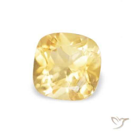 Citrino Dourado Natural 0.50ct, Almofada, VS