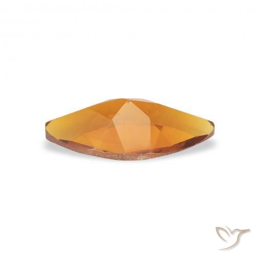 Citrino Laranja Médio Natural 0.46ct, Marquesa, VS