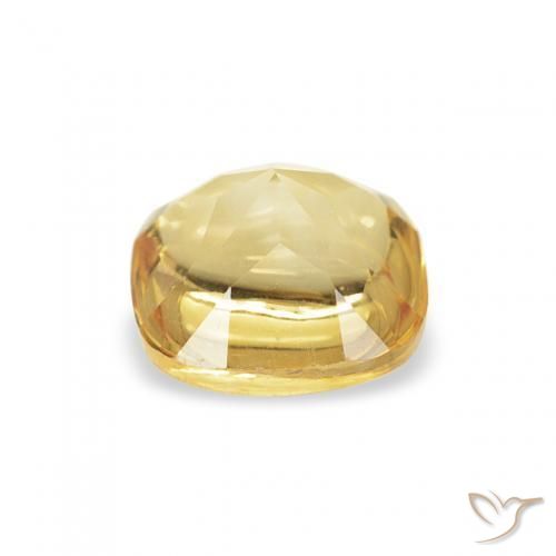 Citrino Luz Dourada Natural 0.58ct, Almofada, Transparente