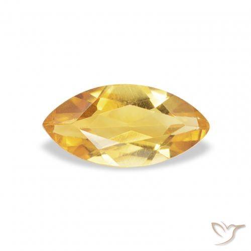 0.44ct Natural ouro brilhante Citrino, Marquesa, VS