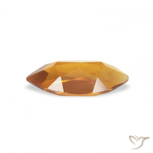 Citrino laranja marrom Natural 0.43ct, Marquesa, VS