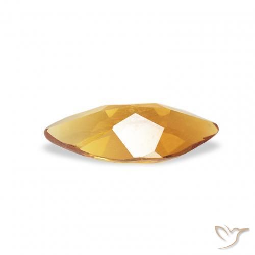 Citrino Laranja Médio Natural 0.43ct, Marquesa, VS