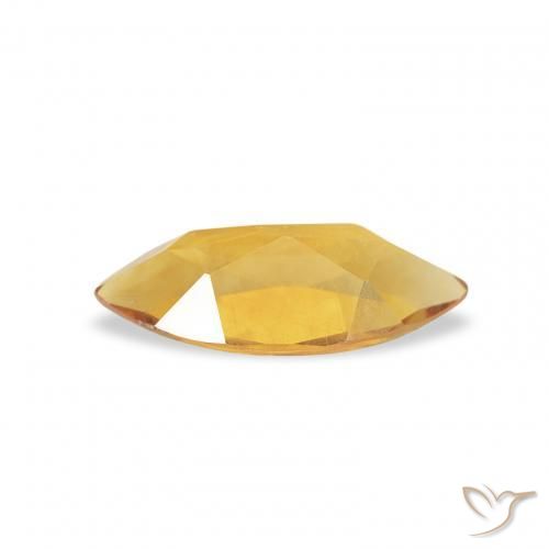Citrino Laranja-Ouro Natural 0.42ct, Marquesa, VS