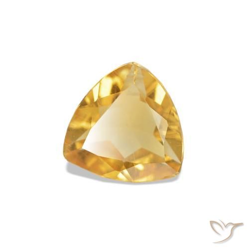 Citrino Ouro Natural 0.29ct, Trilhão, VVS-VS