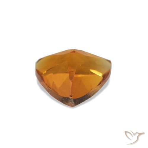 Citrino Laranja amarelado Natural 0.64ct, Trilhão, VS